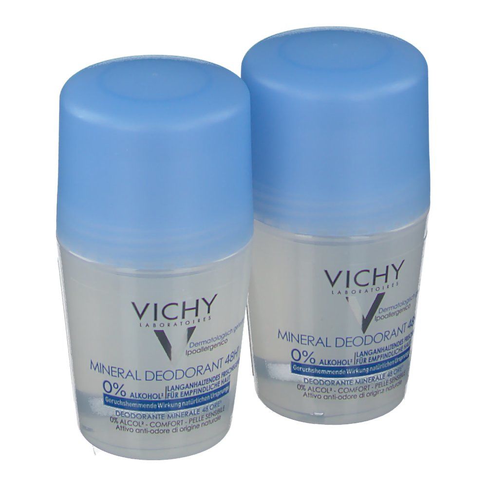 Vichy Deodorante Mineral 48H Duo