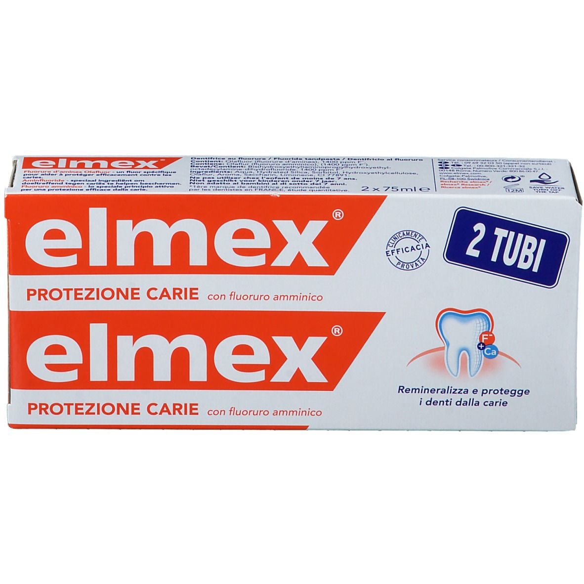 Elmex Dentifricio Anti-Carie Adulto Bitube
