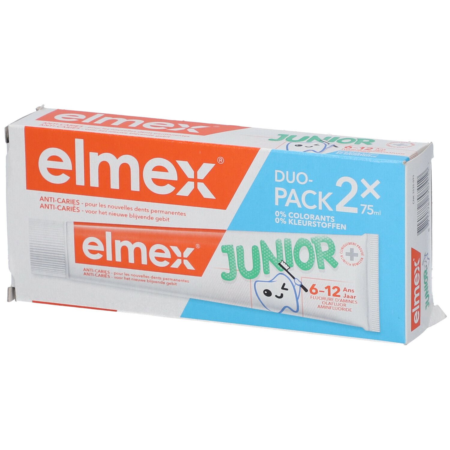 Elmex Junior Dentifricio 6-12 Anni Duo