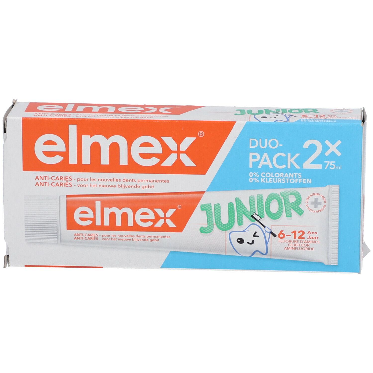 Elmex Junior Dentifricio 6-12 Anni Duo