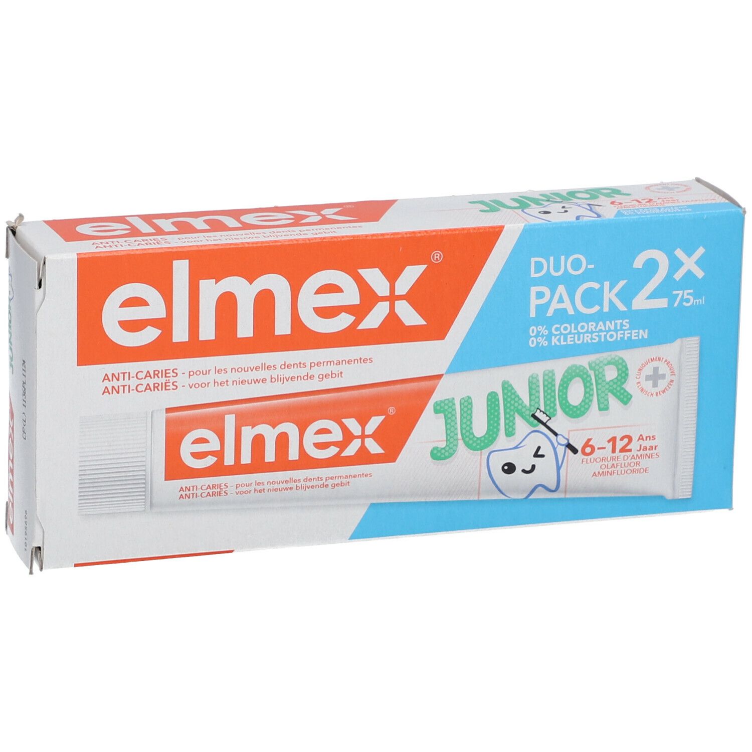 Elmex Junior Dentifricio 6-12 Anni Duo