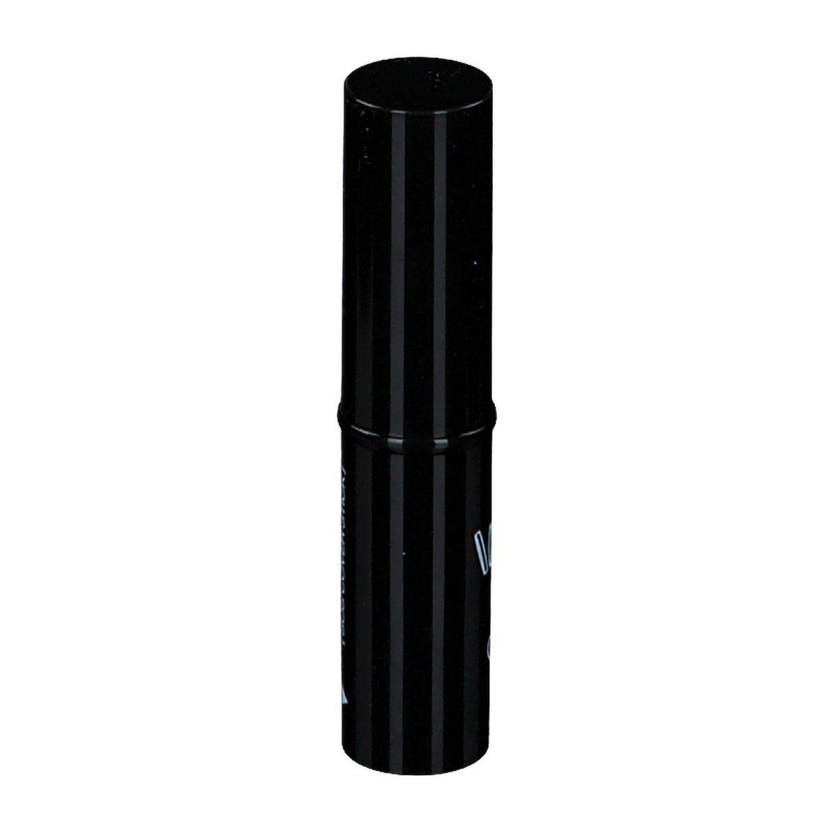 Stick correttivo nero. Strisce verticali. Marchio e nome del prodotto visibili.
