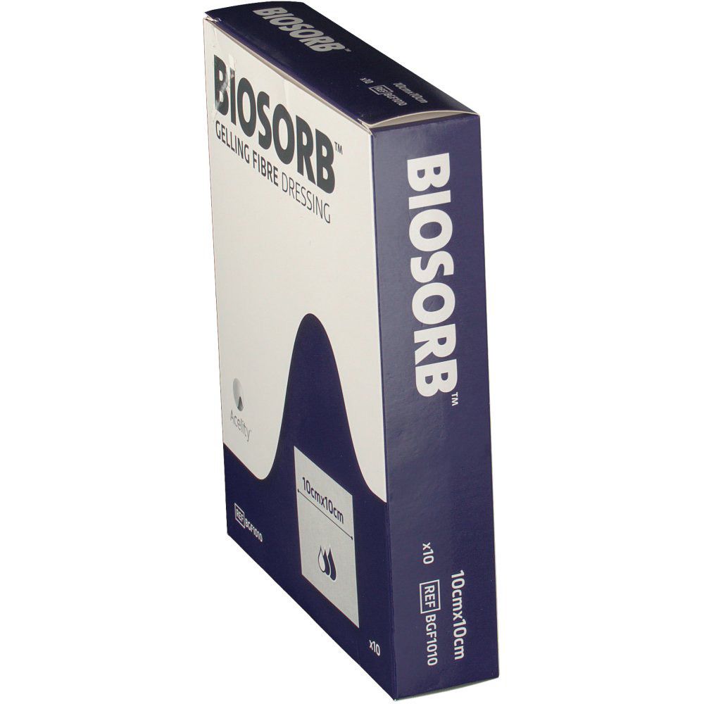Biosorb Cerotto Di Fibra Con Gel 10x10 cm BGF1010