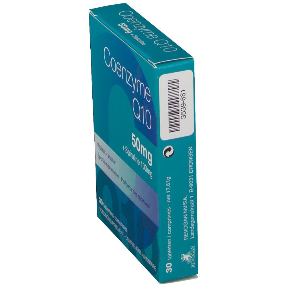 Coenzyme Q10 50mg + Spirulina 100mg