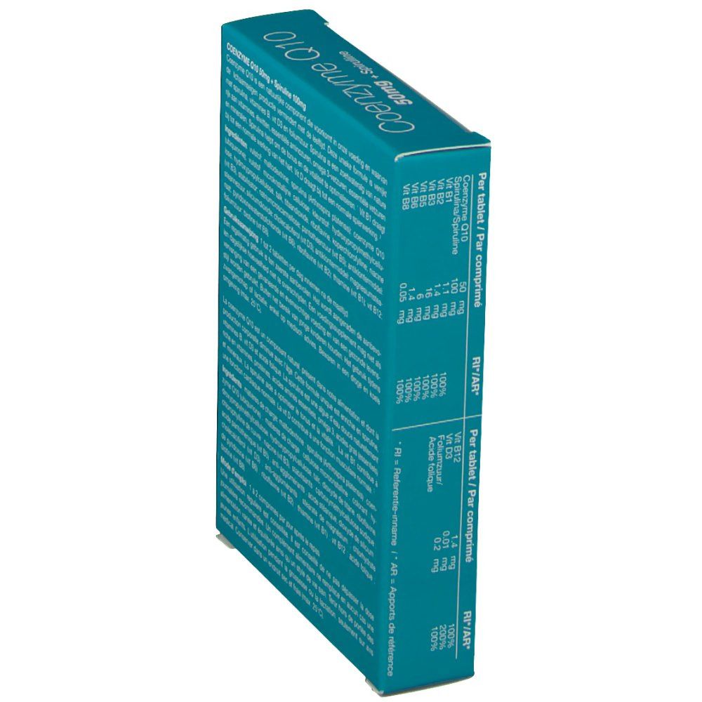 Coenzyme Q10 50mg + Spirulina 100mg