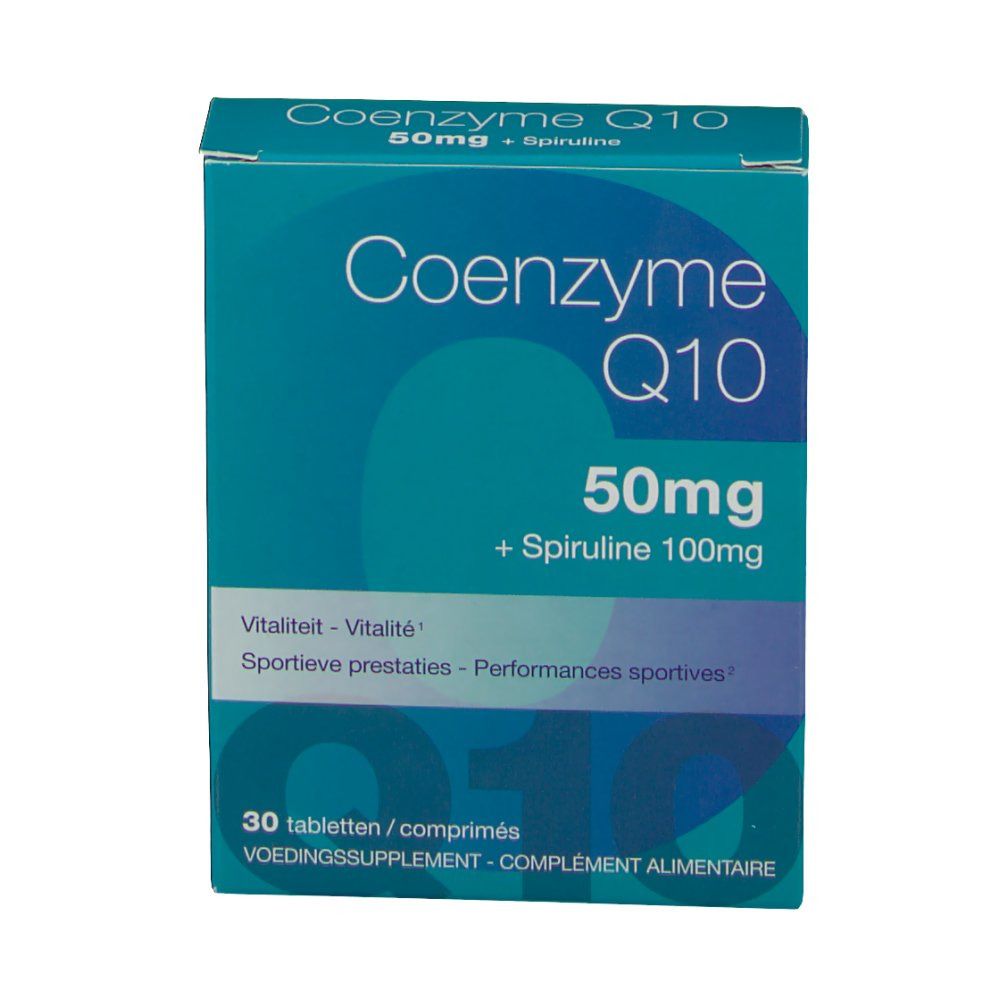 Coenzyme Q10 50mg + Spirulina 100mg