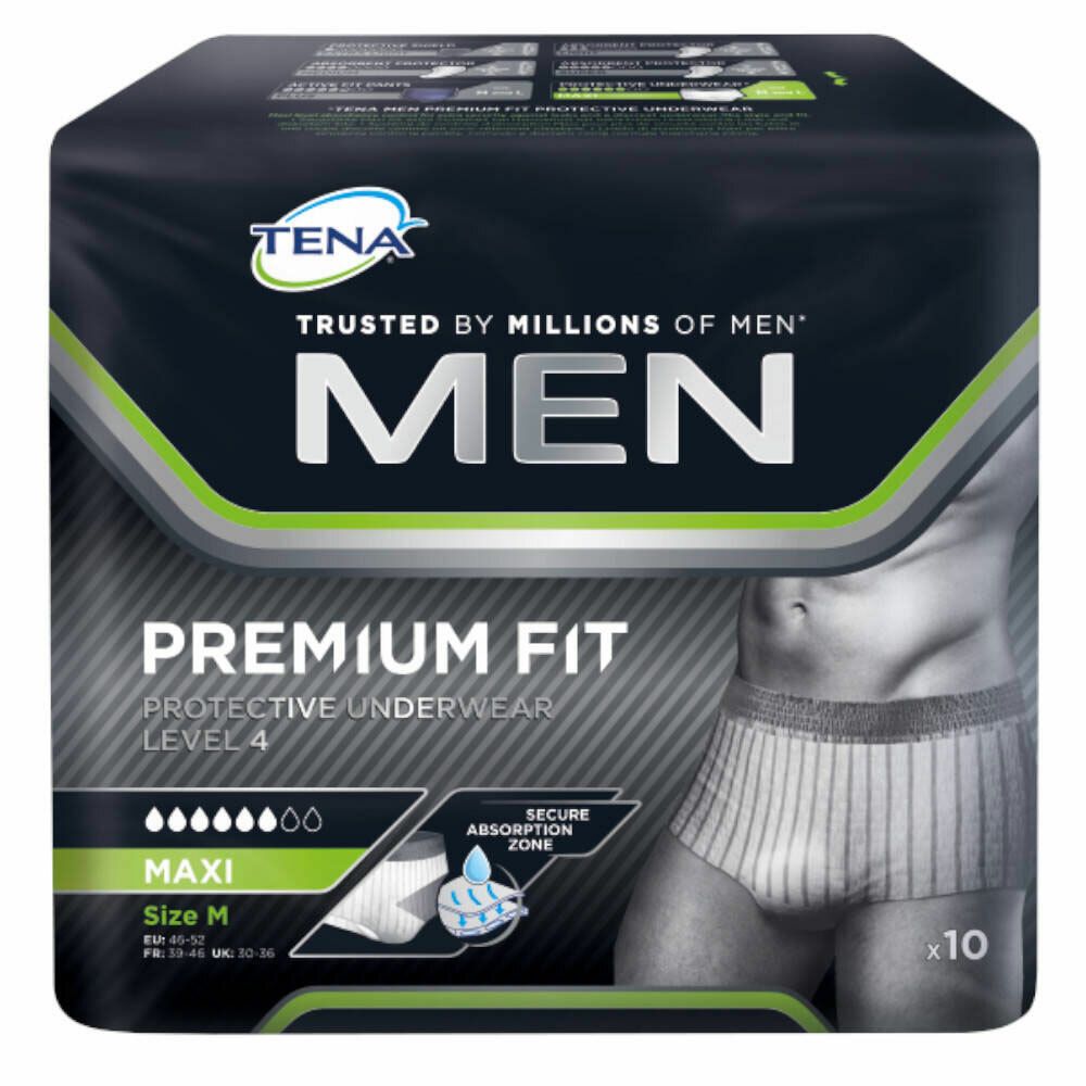 TENA® Men Premium Fit Protective Underwear M