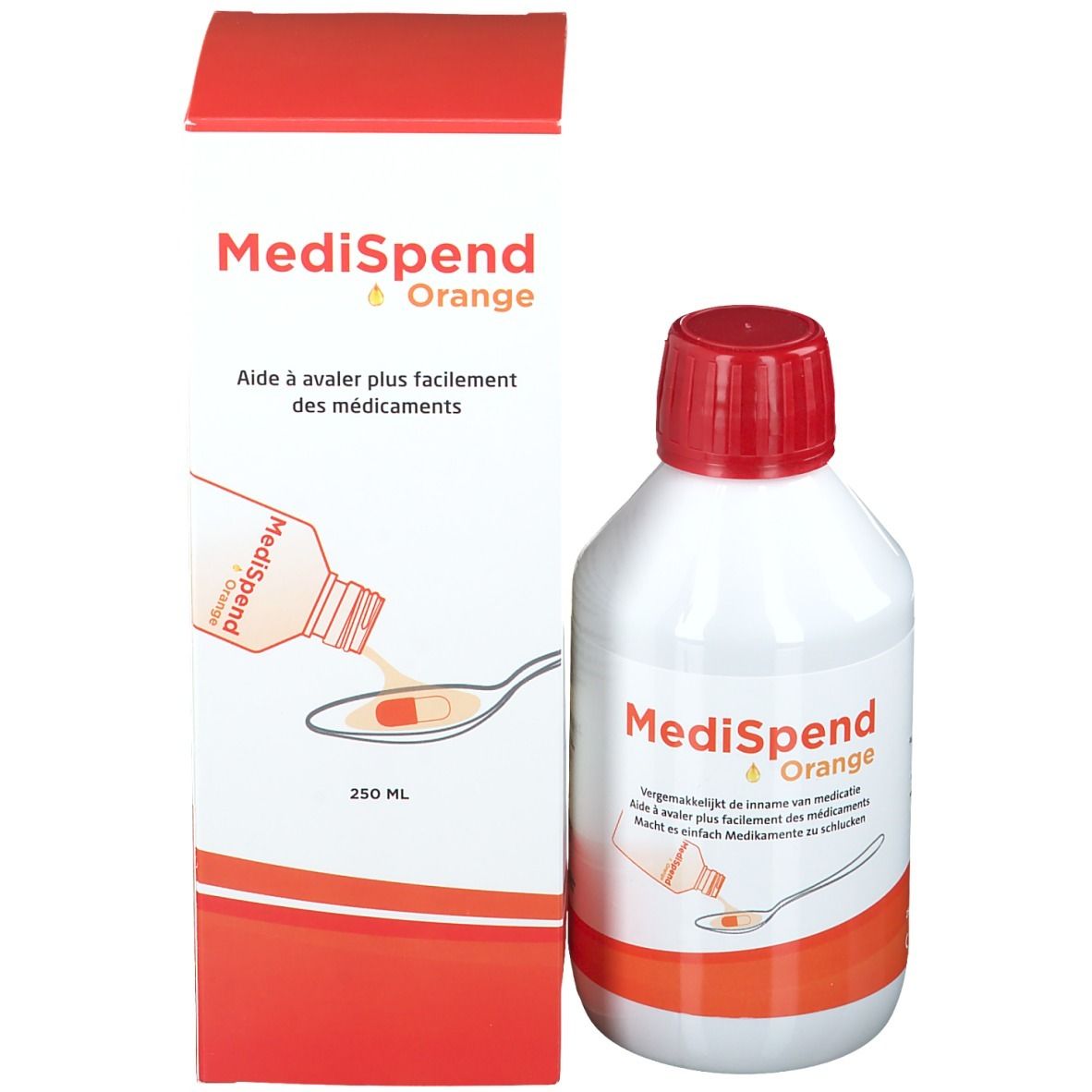Medispend Pills Swallowing Gel Orange Flavour
