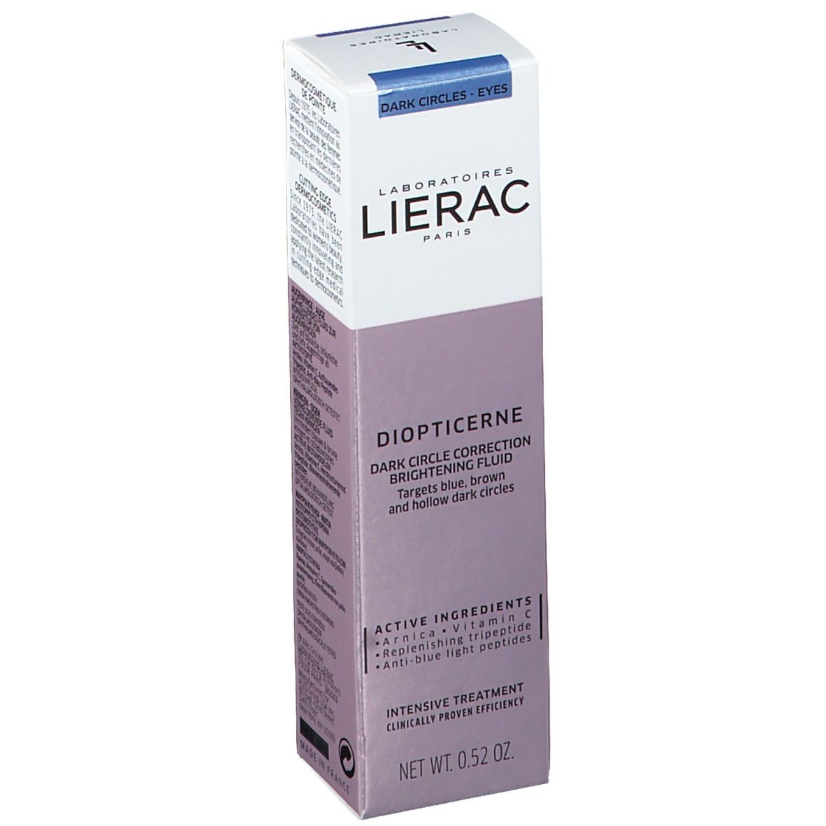 LIERAC DIOPTICERNE Fluido Schiarente Correzione Occhiaie