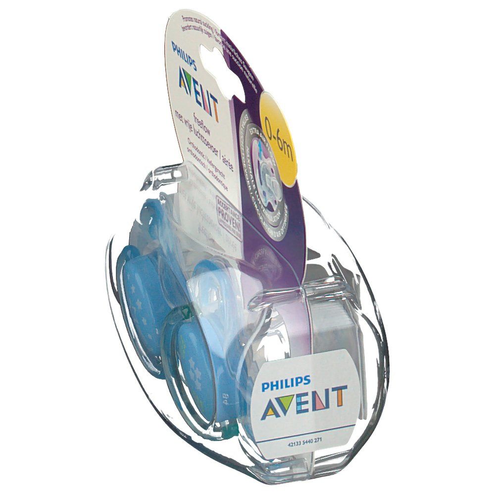 Avent Succhietto Free Flow Fashion Ragazzo 0-6 Mesi