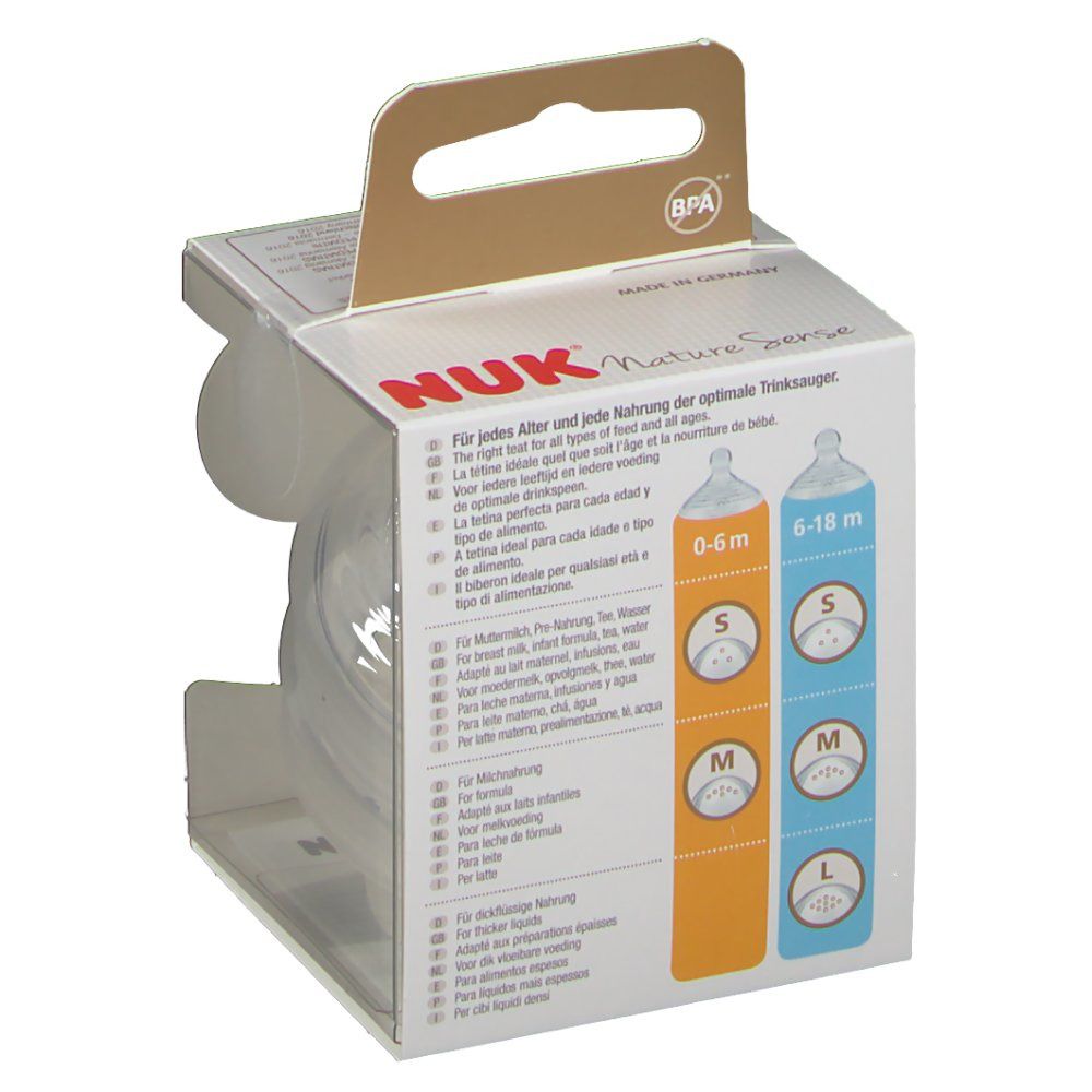 NUK Teat Nature Sense Small 1