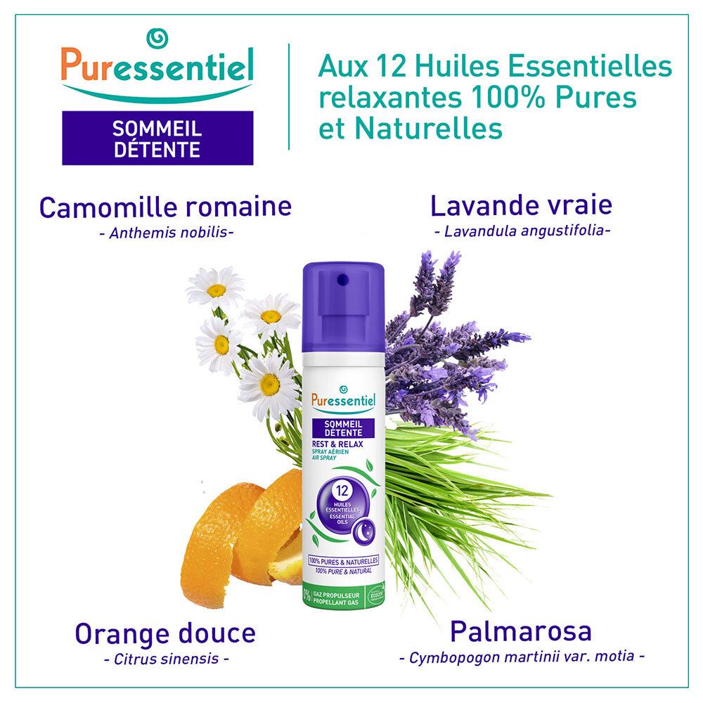 Puressentiel Sonno/Distensione Spray + Stress Roller A -50%