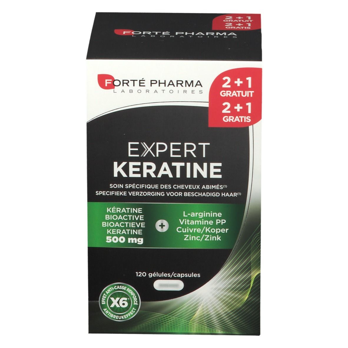 Forté Pharma Expert Kapillare Shampoo – 200 Ml, Gegen Haarausfall, Mit Pflanzlichen Extrakten & Vitaminen