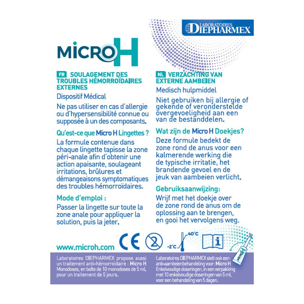 Micro H. Wipes