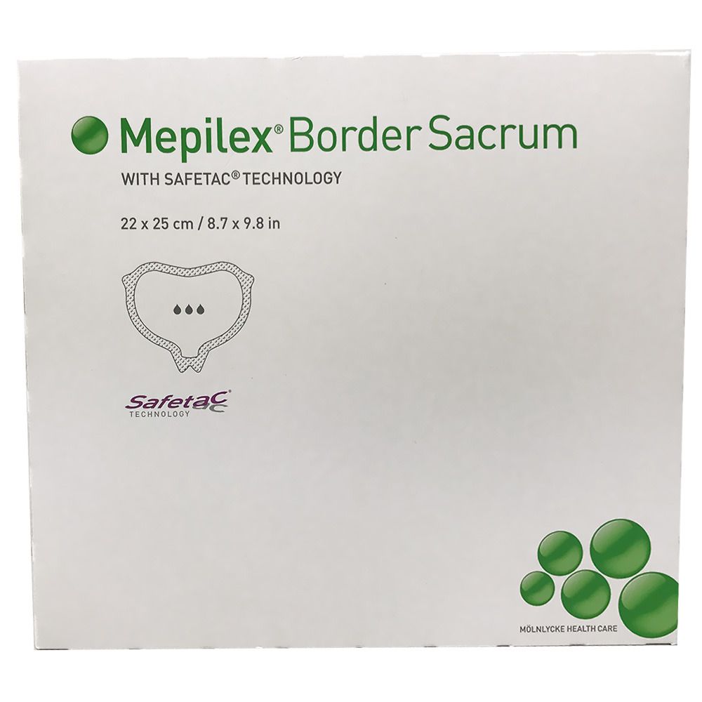 Mepilex® Border Sacrum 22 x 25 cm
