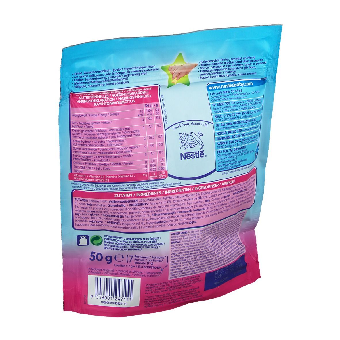 Nestlé NutriStars Strawberry-Banana