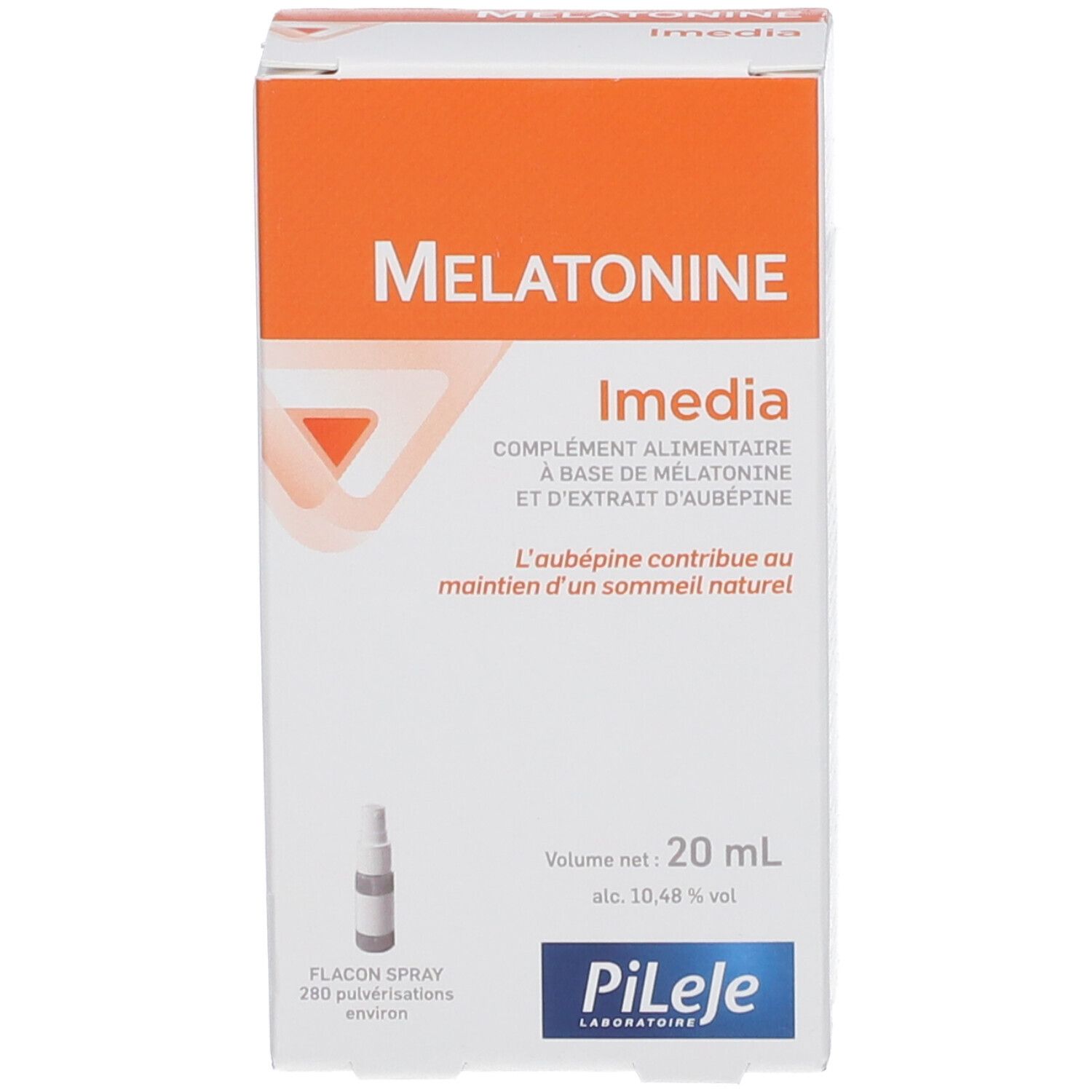 Confezione del prodotto. Scatola con nome del prodotto, marchio e informazioni. Flacone spray illustrato.