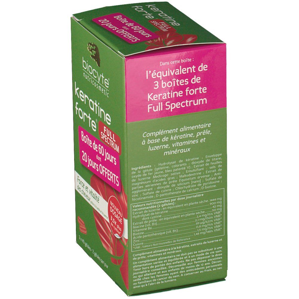Biocyte Keratine Forte Full Spectrum Pack