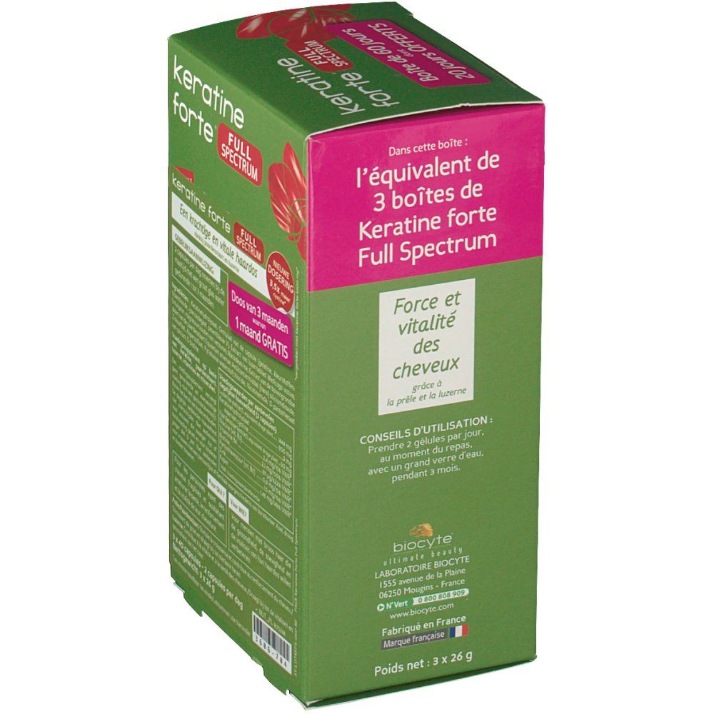 Biocyte Keratine Forte Full Spectrum Pack