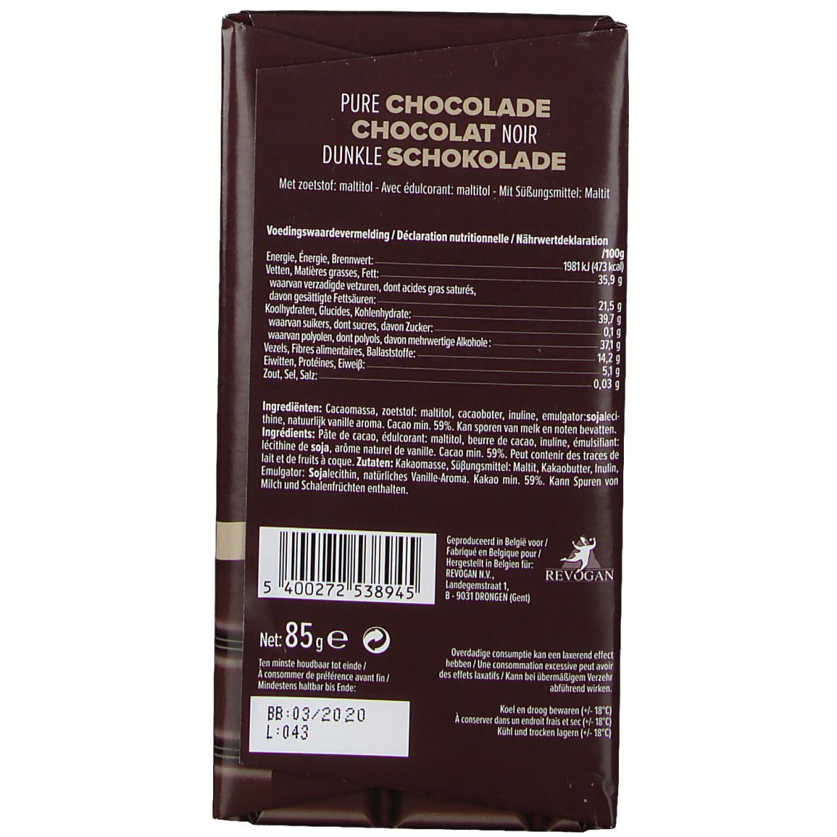 Prodia Dark Chocolate