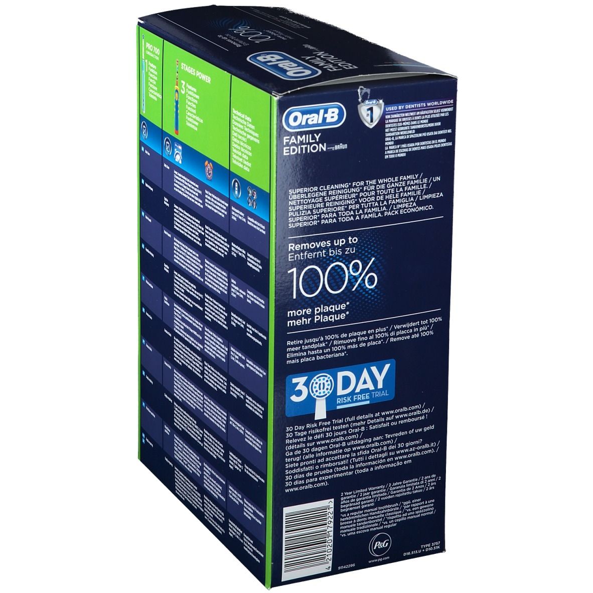 Oral B Pro 700 Famiglia + Stages
