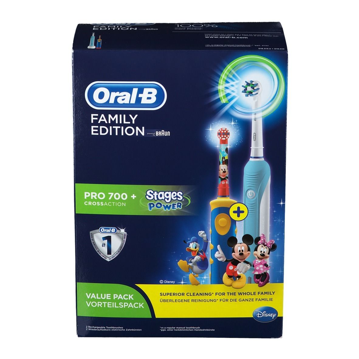 Oral B Pro 700 Famiglia + Stages
