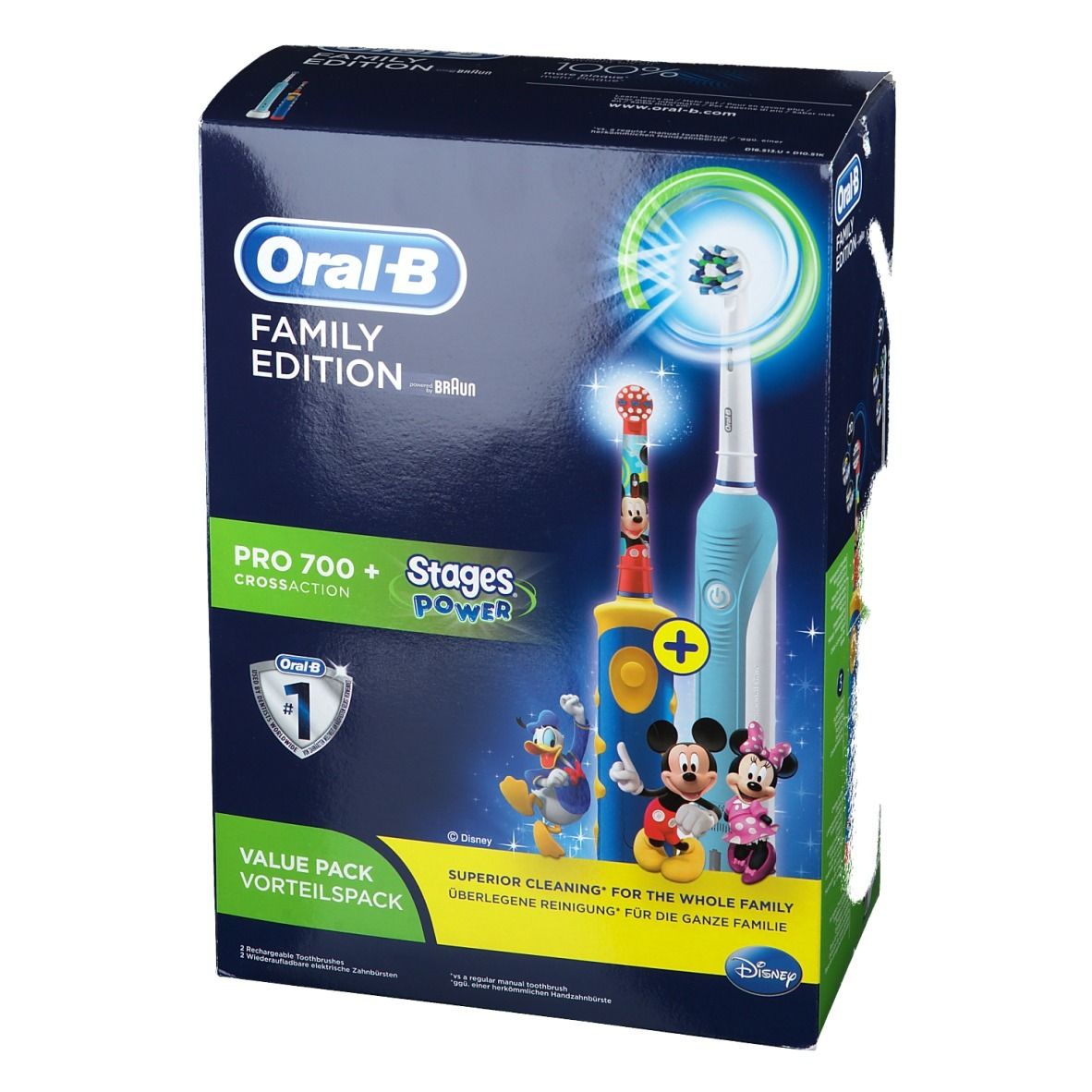 Oral B Pro 700 Famiglia + Stages