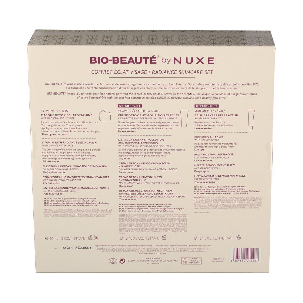 Bio Beauté By Nuxe Gift Box Detox