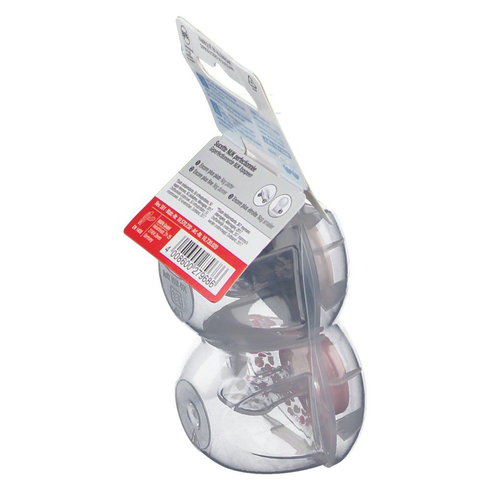 Vista laterale della confezione con informazioni sul prodotto e codice a barre. Informazioni e loghi del produttore.