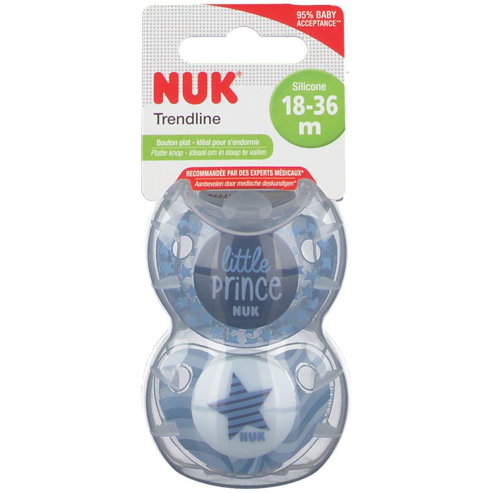 NUK Pacifier Trendline Day Boy Size 3 18Months+