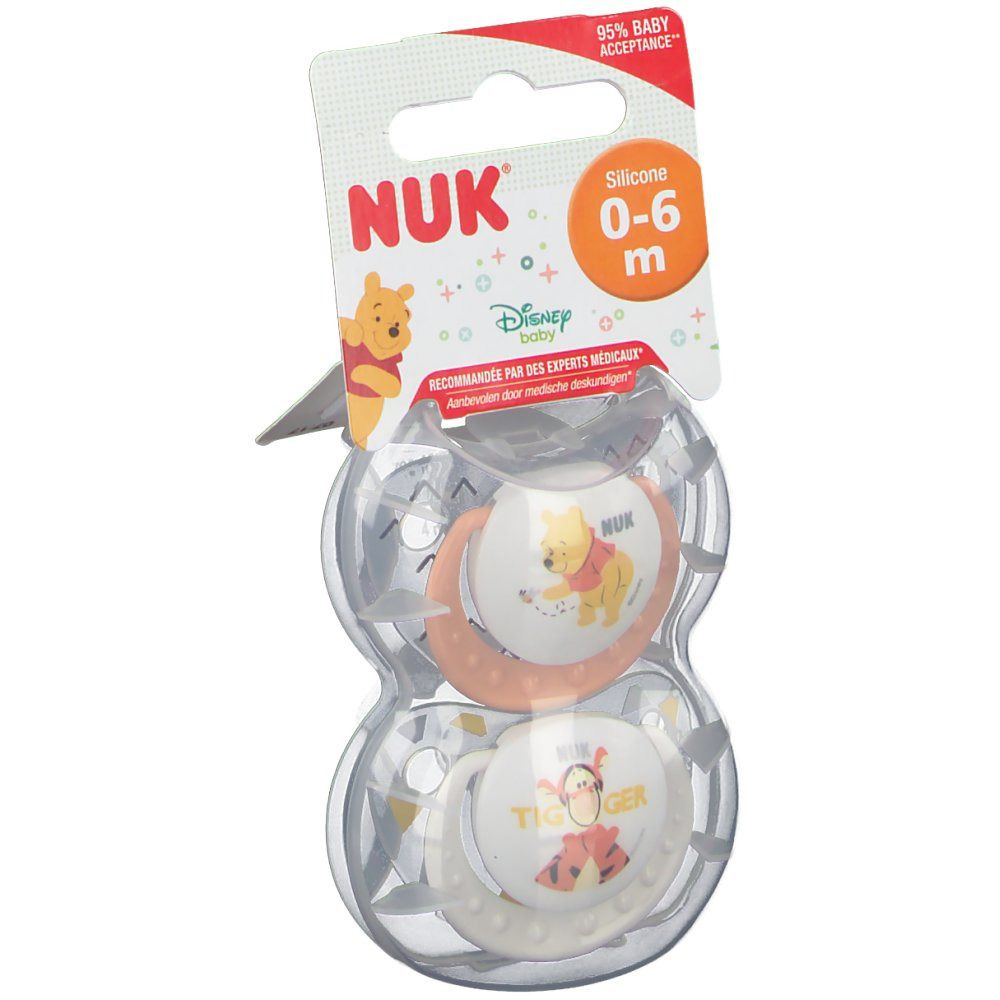 NUK Pacifier Trendline Winnie The Pooh Size 1 0-6Months