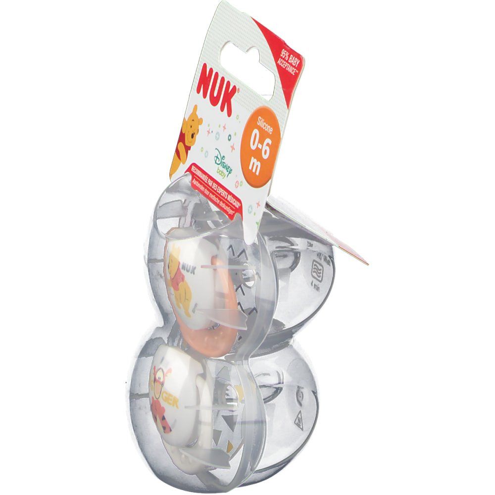 NUK Pacifier Trendline Winnie The Pooh Size 1 0-6Months