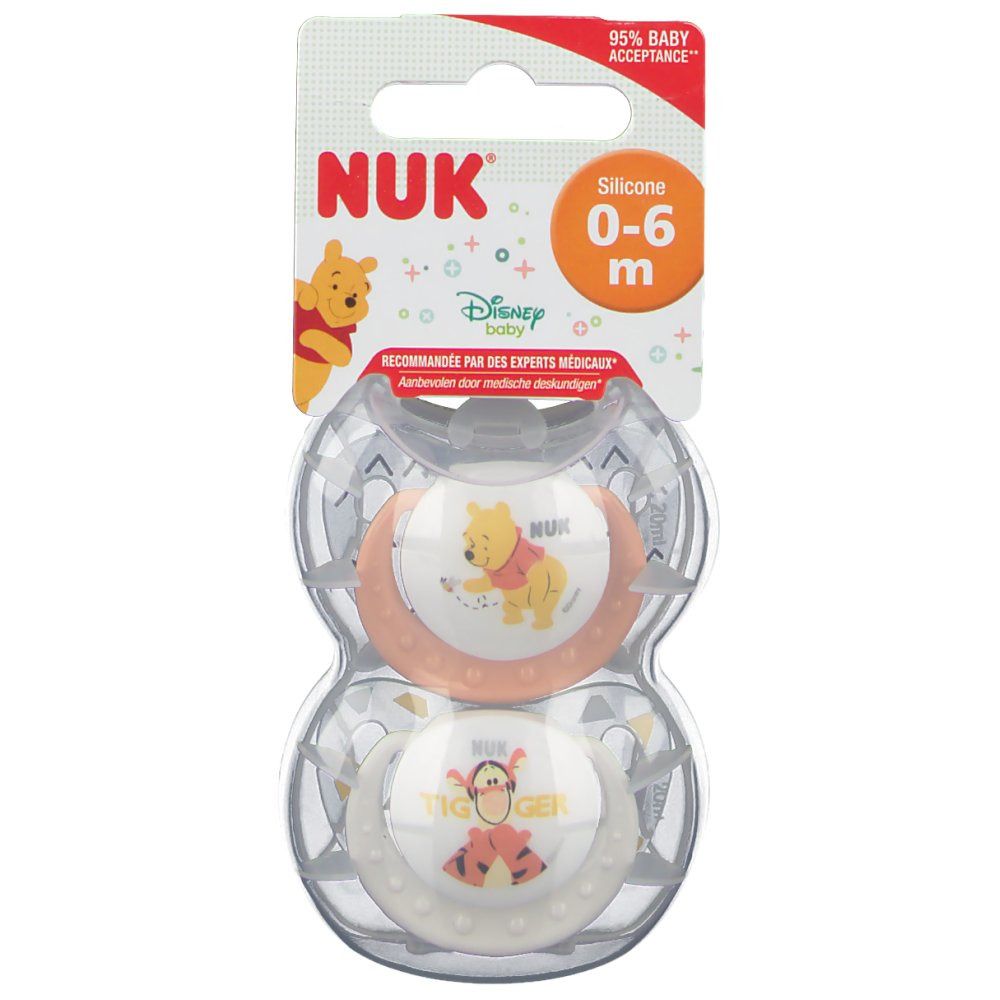 NUK Pacifier Trendline Winnie The Pooh Size 1 0-6Months