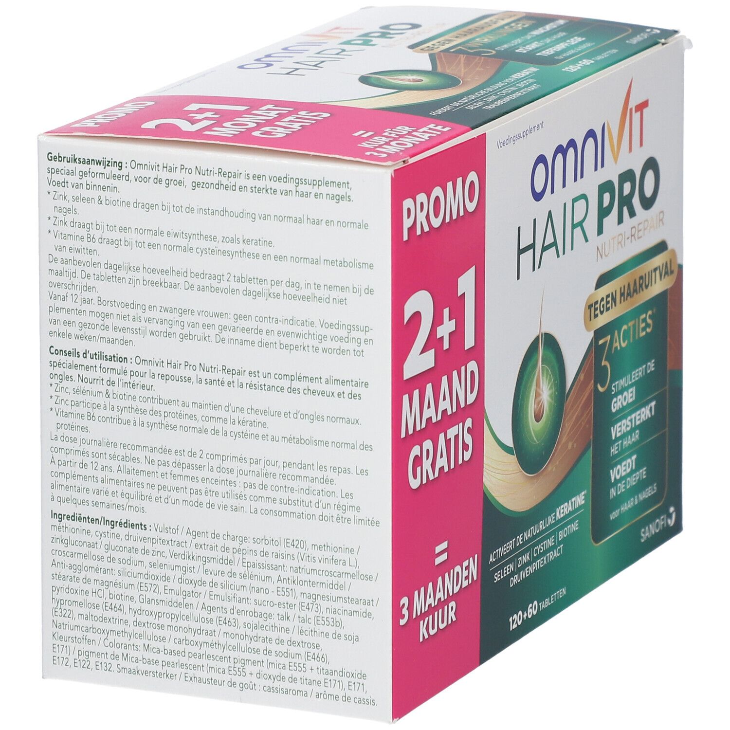 Omnivit Hair Pro Nutri Repair + 60 Tablets FREE