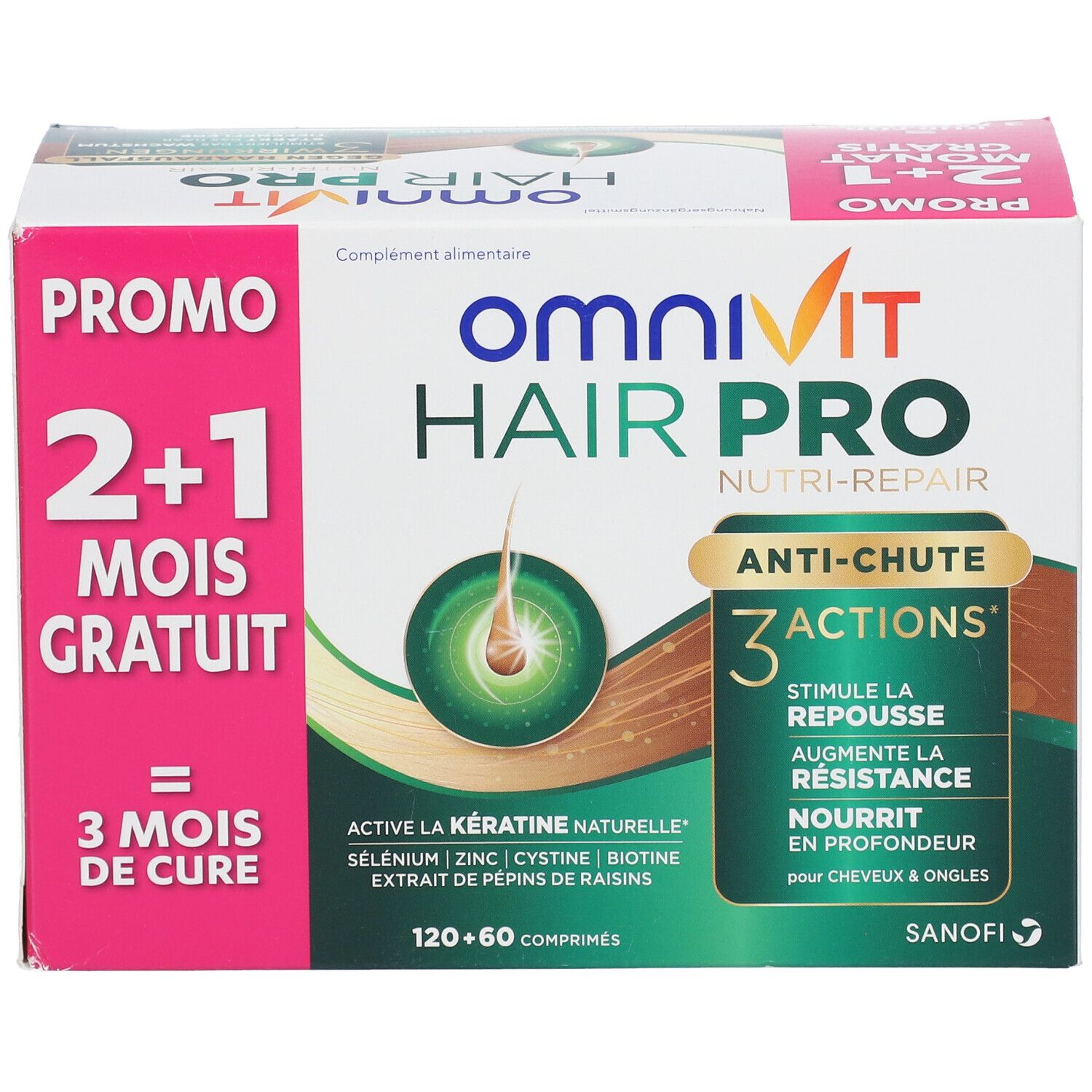 Omnivit Hair Pro Nutri Repair + 60 Tablets FREE