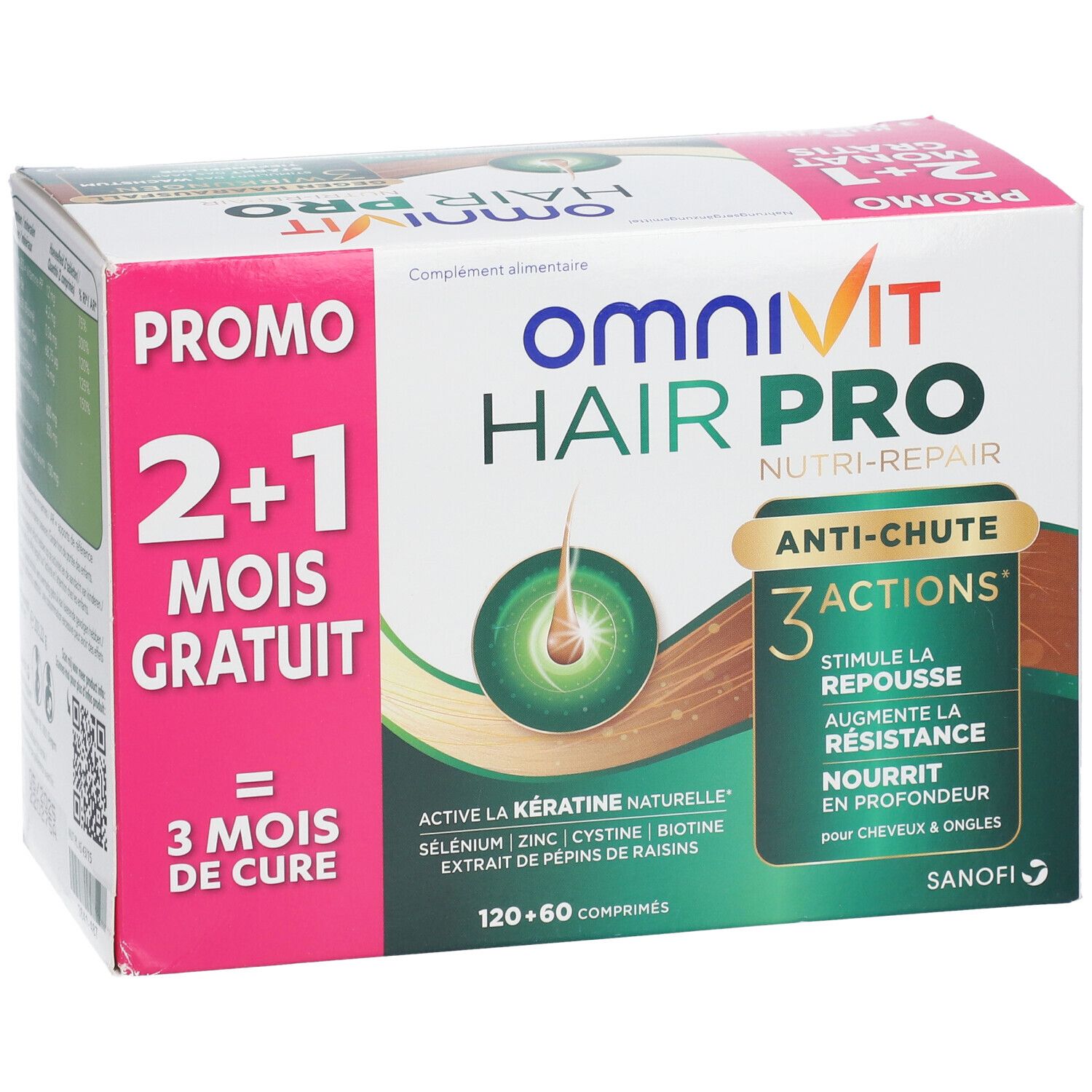 Omnivit Hair Pro Nutri Repair + 60 Tablets FREE