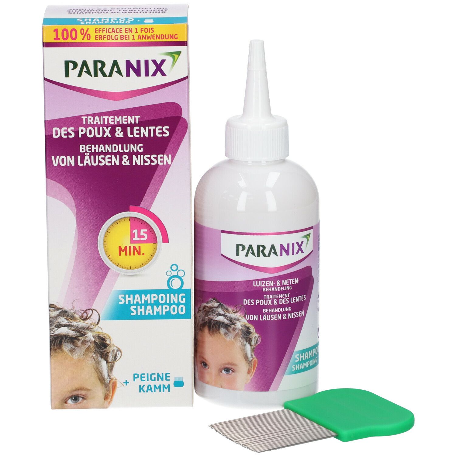 Paranix Shampoo + Comb