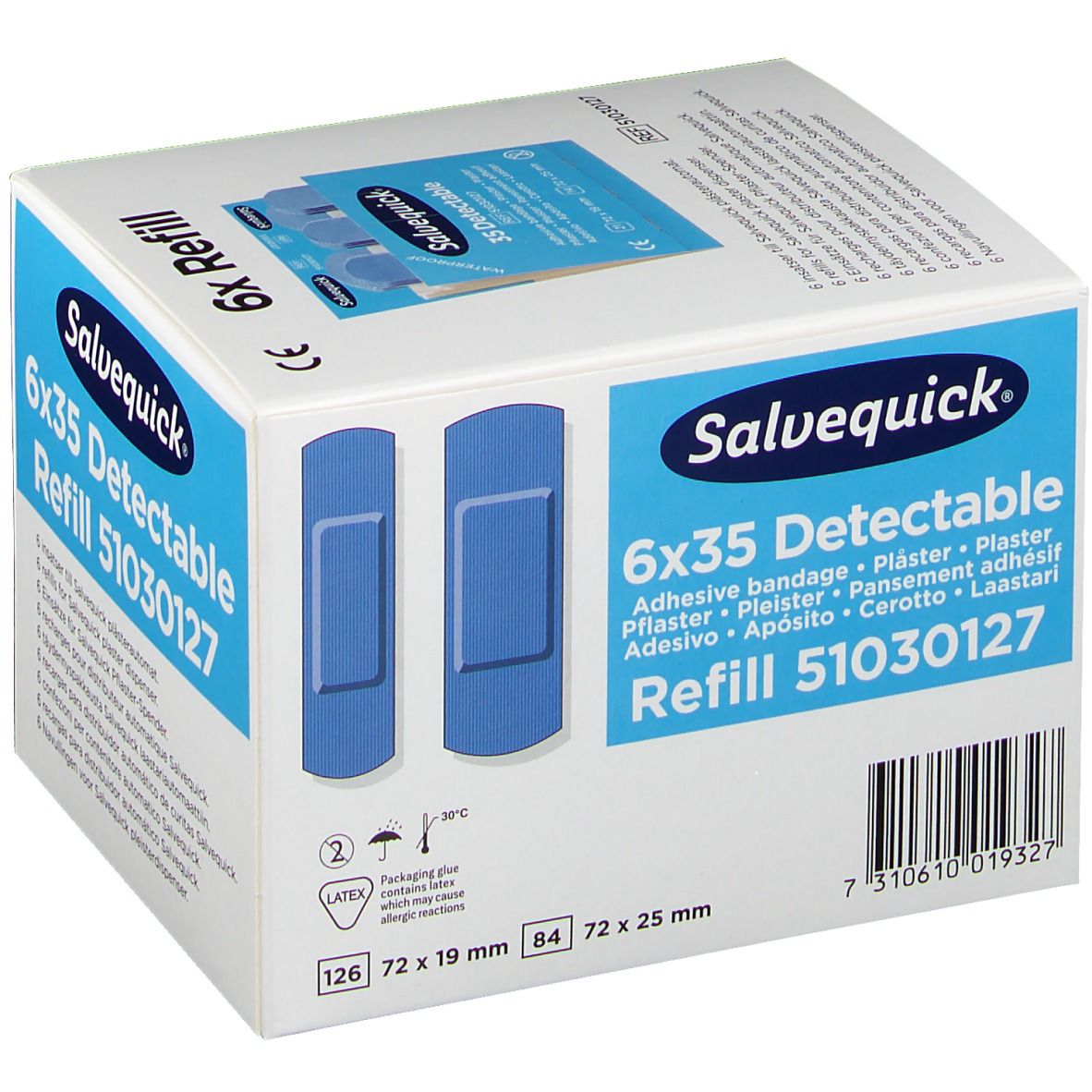 Salvequick Ricarica Detenzione Blu 67350