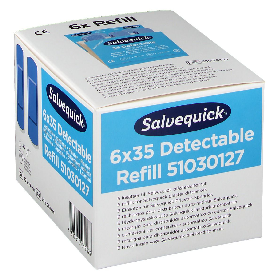 Salvequick Ricarica Detenzione Blu 67350