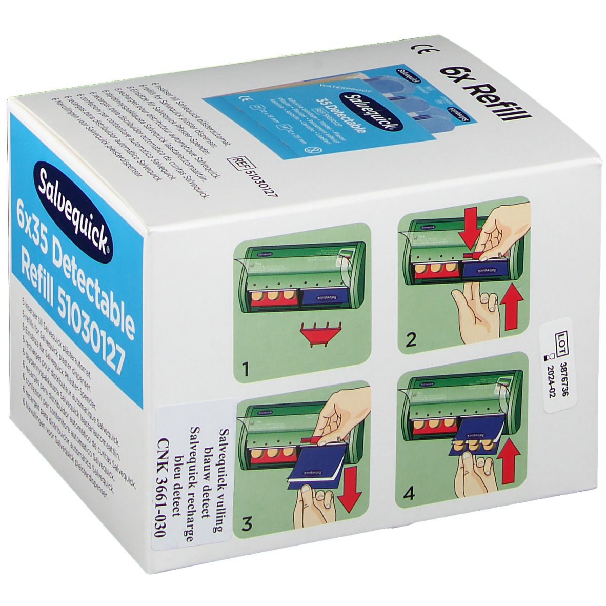 Salvequick Ricarica Detenzione Blu 67350