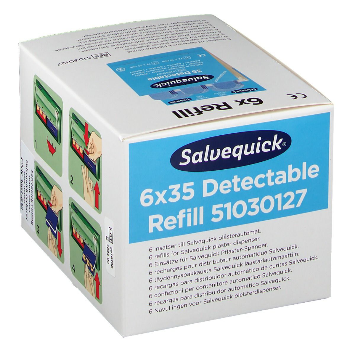 Salvequick Ricarica Detenzione Blu 67350