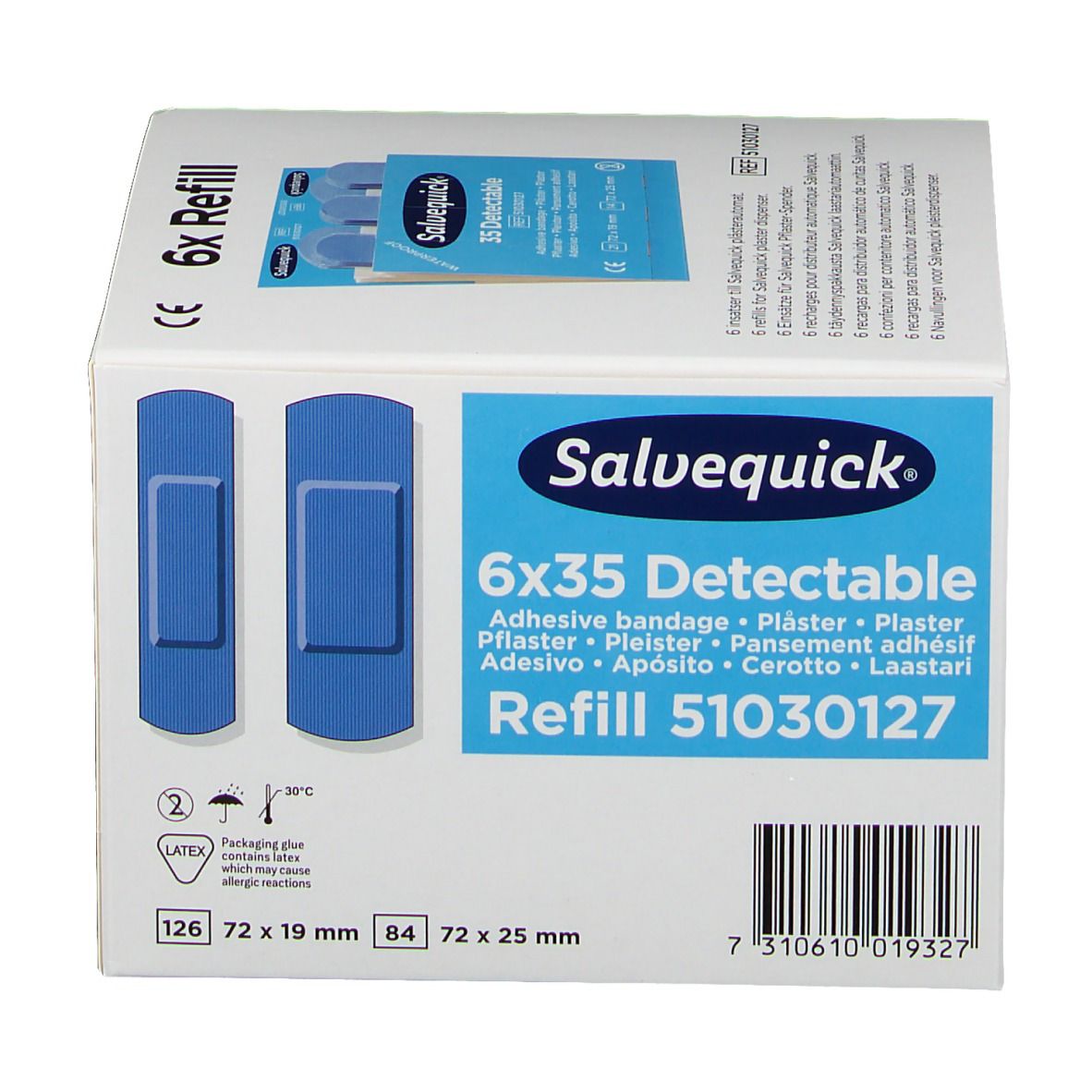 Salvequick Ricarica Detenzione Blu 67350