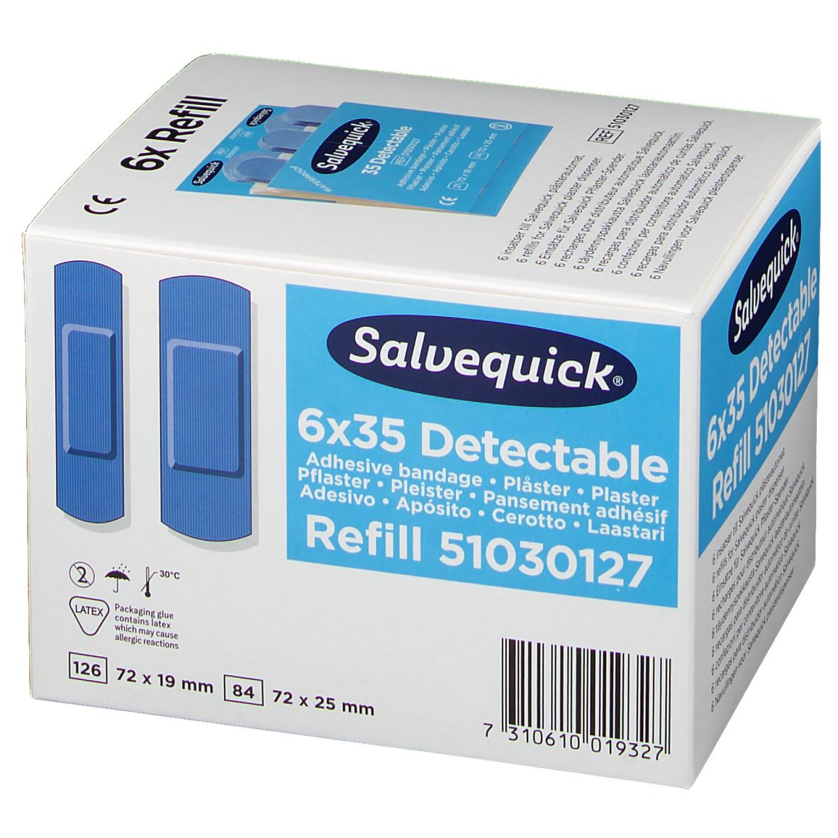 Salvequick Ricarica Detenzione Blu 67350