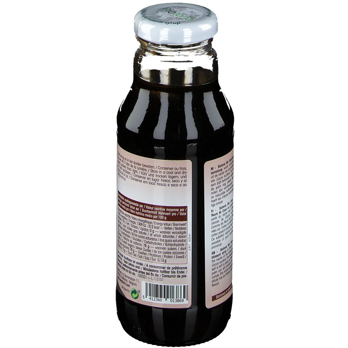Biotona Coconut Blossom Syrup Dark Bio