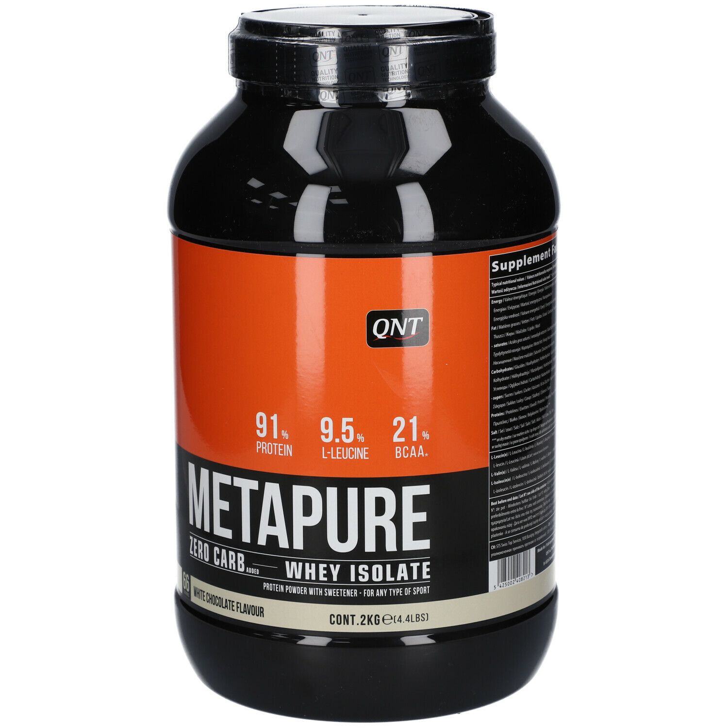 QNT Metapure Zero Carb White Chocolate