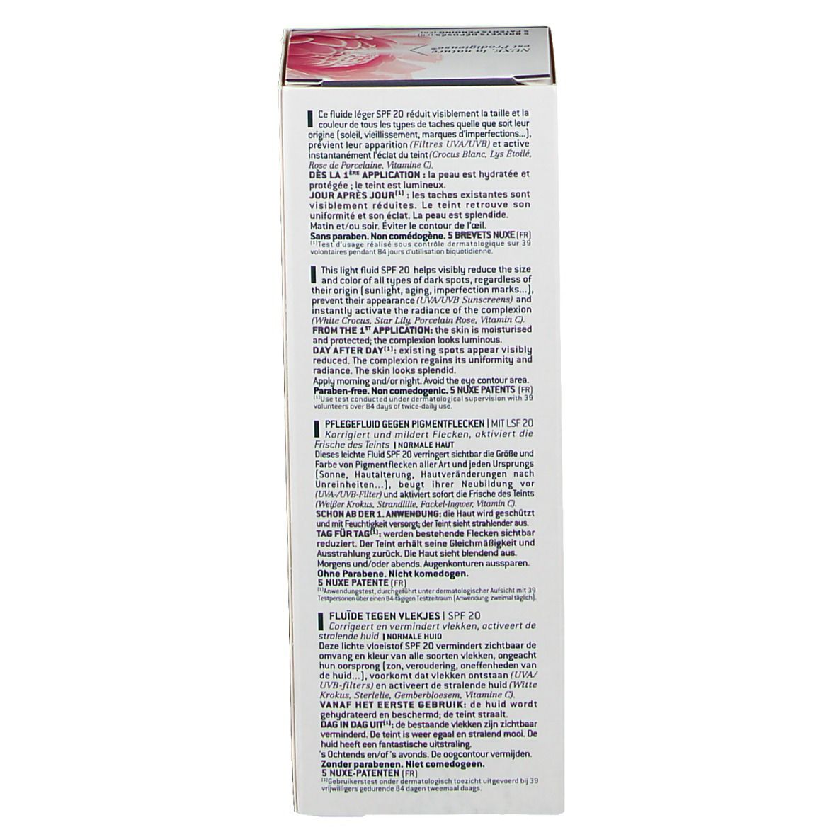 Nuxe Expert Anti-Spots Fluid SPF20 Normal Skin