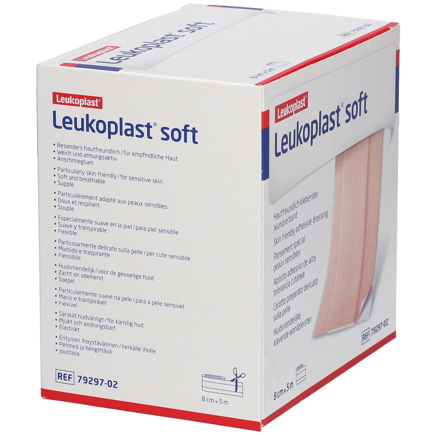 Leukoplast Soft 8 cm x 5 m