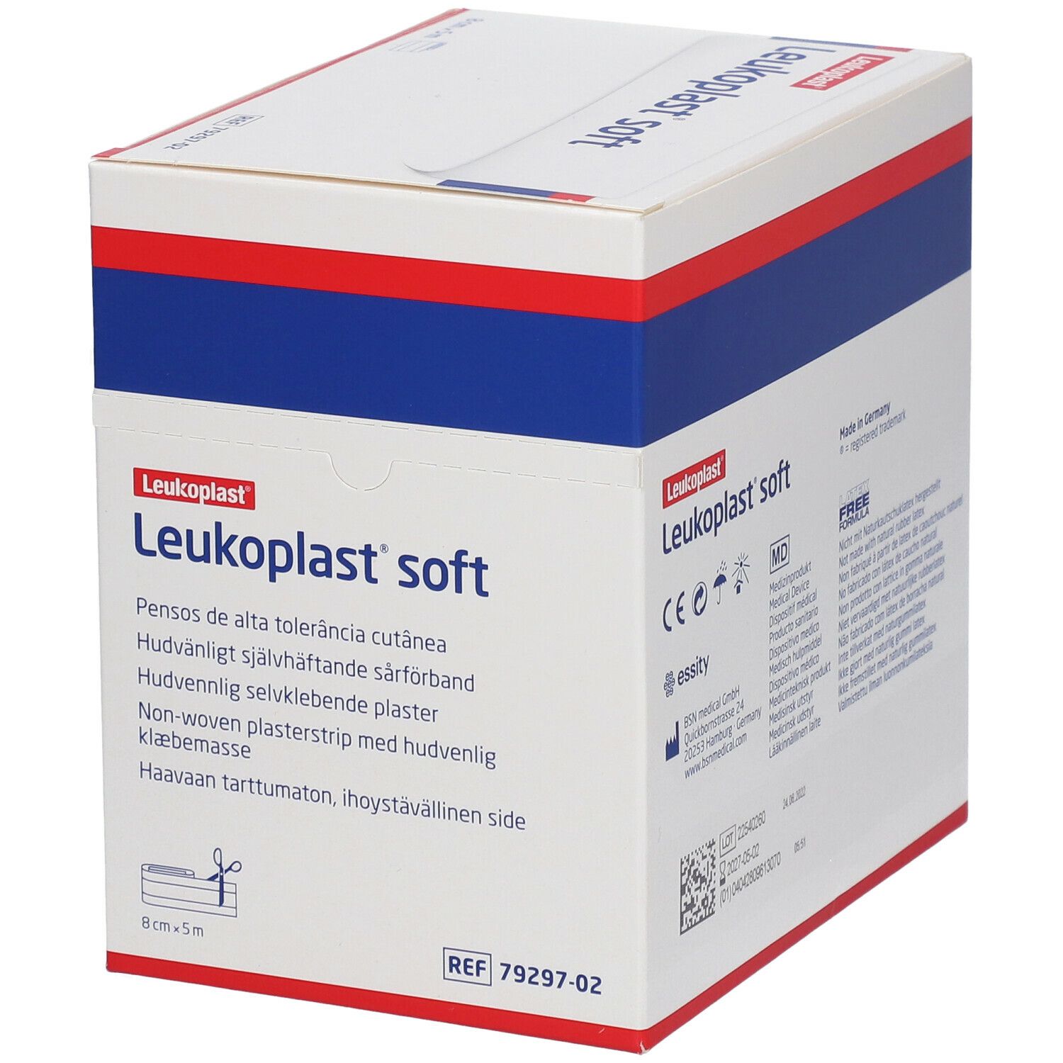 Leukoplast Soft 8 cm x 5 m