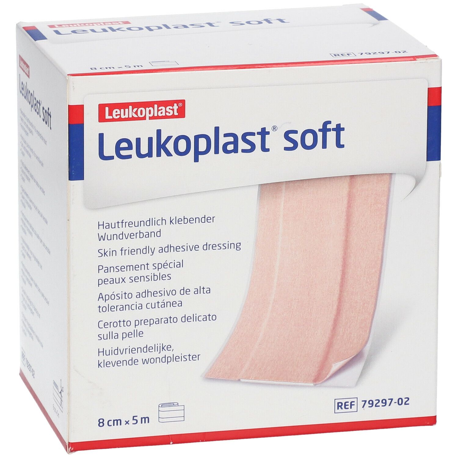 Leukoplast Soft 8 cm x 5 m