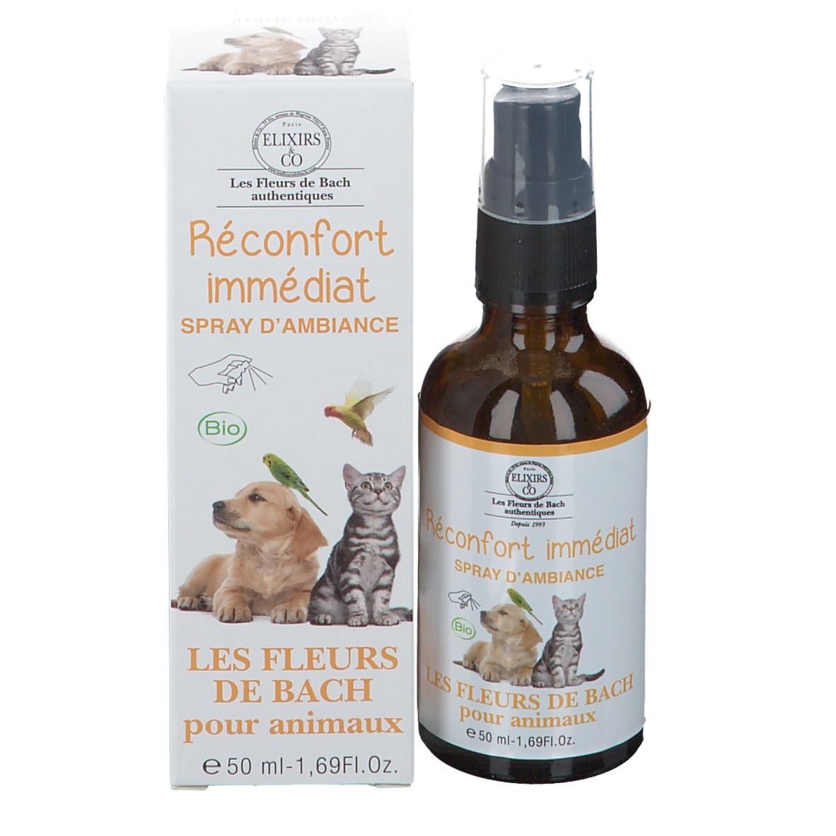 Elixirs & Co Les Fleurs de Bach Spray Comfort Immediato per Animali